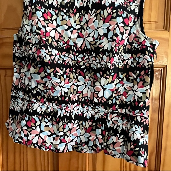 Anne Klein Womens Floral Peplum sleeveless, size 12 - Picture 13 of 14